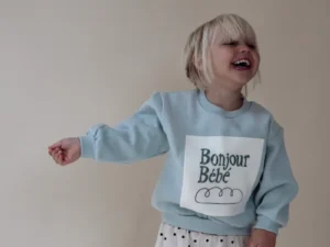 Bonjour Sweatshirt - Blå