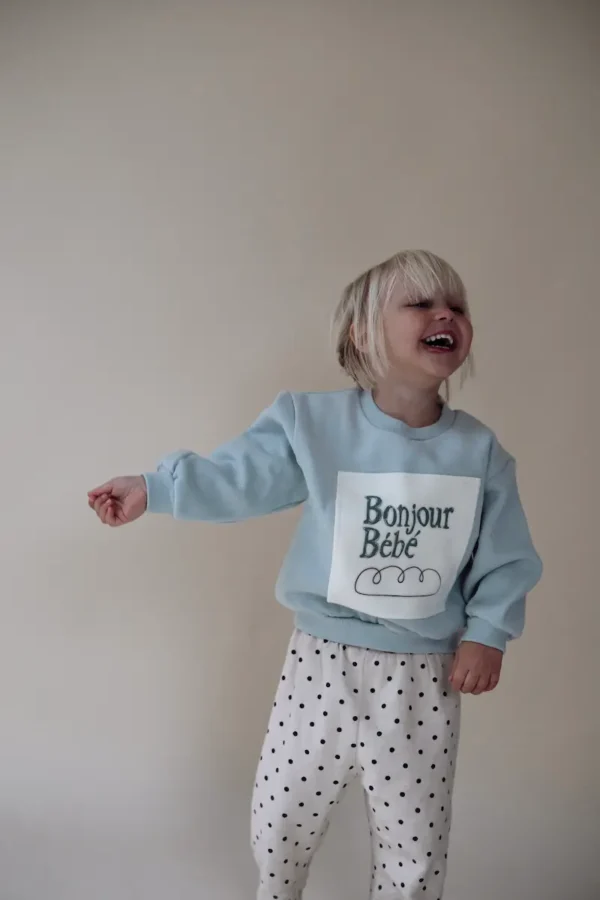 Bonjour Sweatshirt - Blå